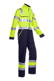 Sioen Overalls Fareins Multinorm- ARC fluo geel-marineblauw