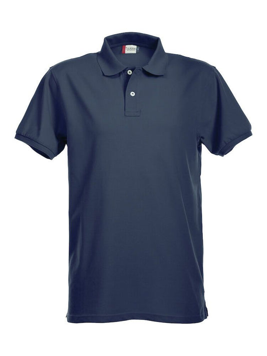 Clique Polos Stretch Premium donker marineblauw(580)