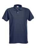 Clique Polos Stretch Premium donker marineblauw(580)