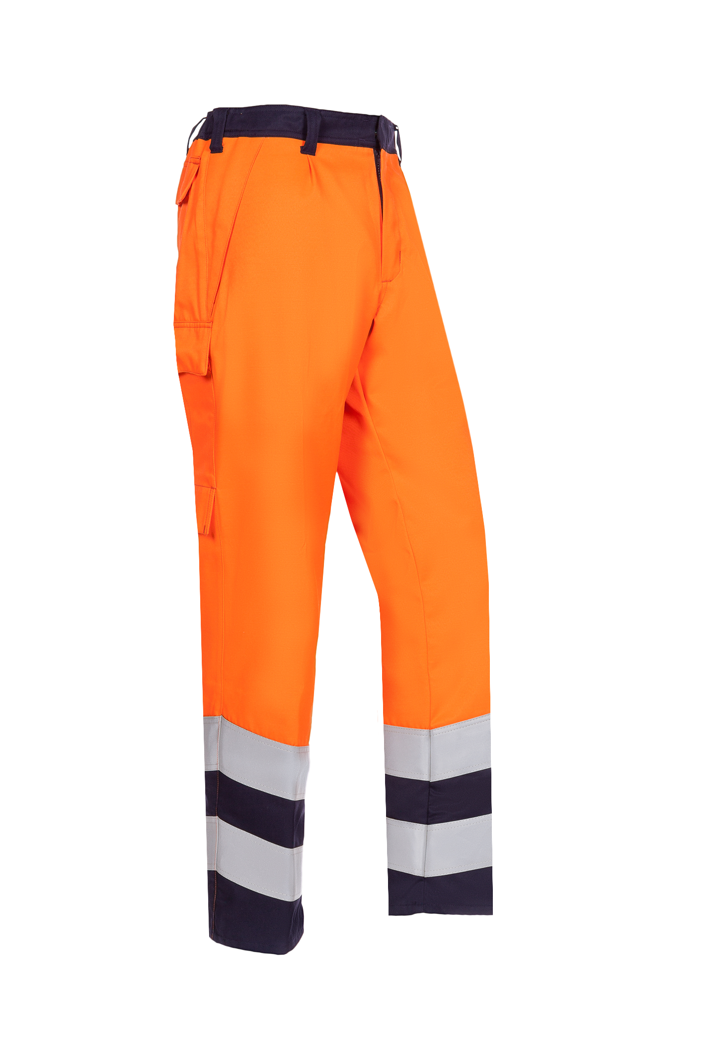 Sioen Broeken Leste Multinorm- ARC fluo oranje-marineblauw