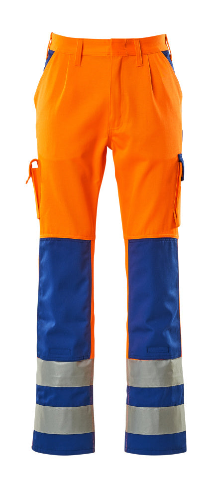 Mascot Safe Compete Broeken 07179-860 Olinda fluo oranje-korenblauw(1411)