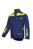 Sioen blouson Laruns multinorm zeemansblauw-fluo geel