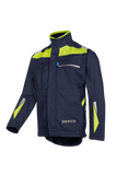 Sioen blouson Laruns multinorm marineblauw-fluo geel
