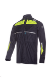 Sioen hemd Rufford multinorm marineblauw-fluo geel