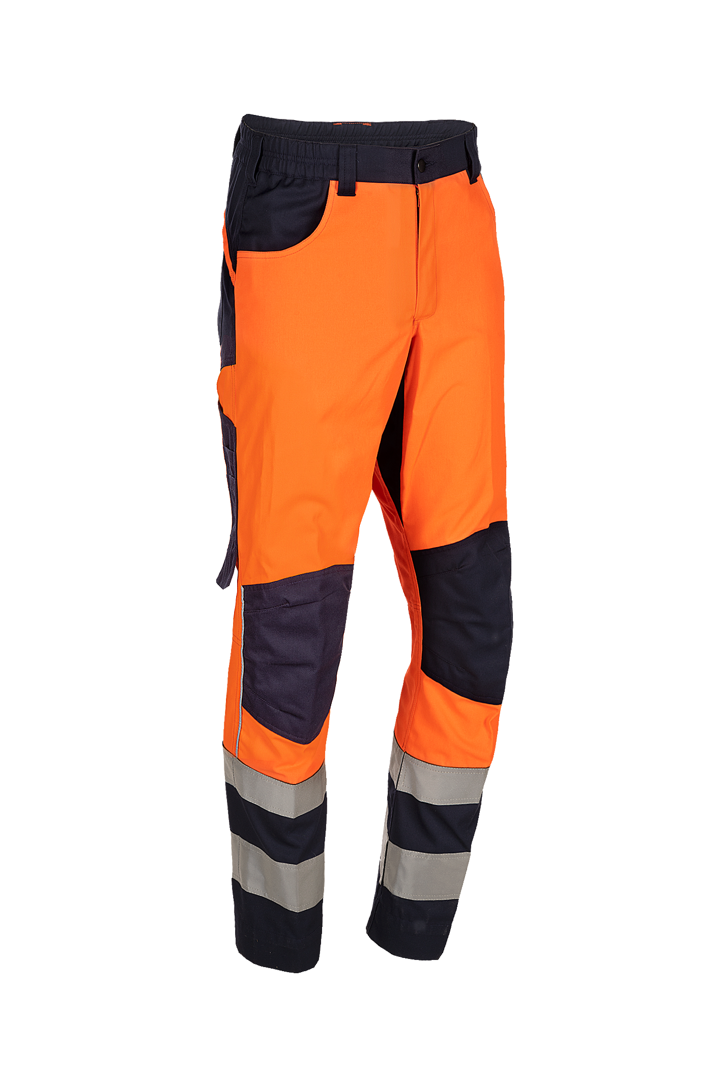 Sioen Broek Turup (O) signalisatie General fluo oranje-marineblauw