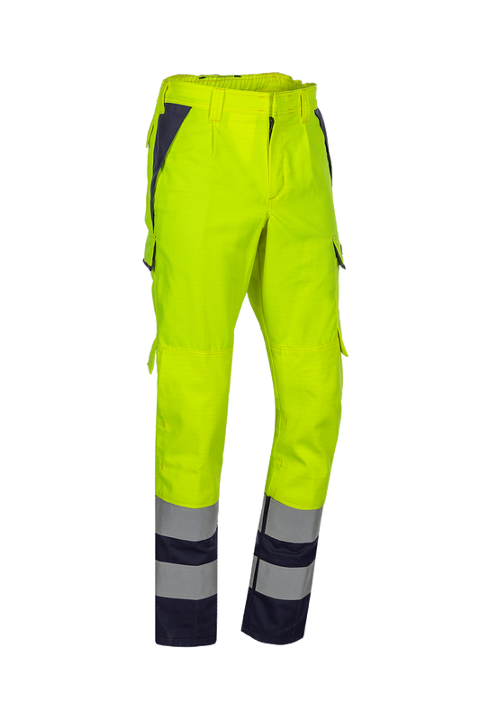 Sioen Broek Rondane signalisatie ECO ARC (APC1) fluo geel-marine