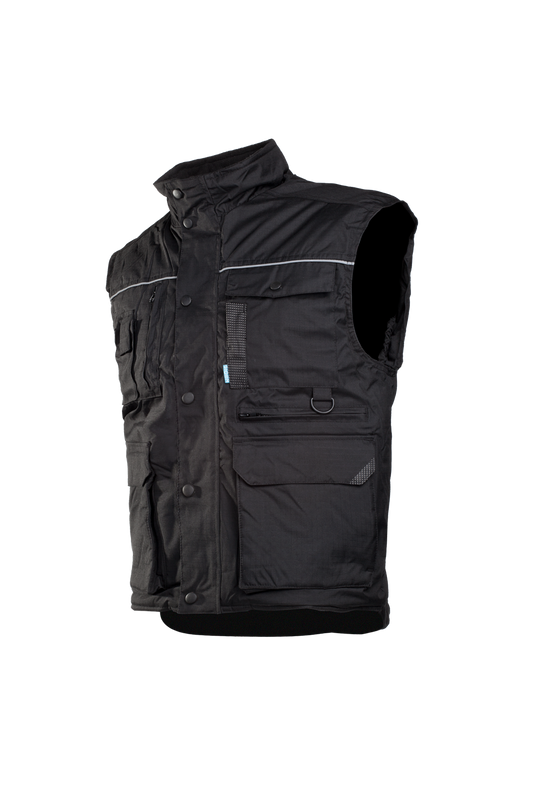Sioen Bodywarmers Bernex zwart