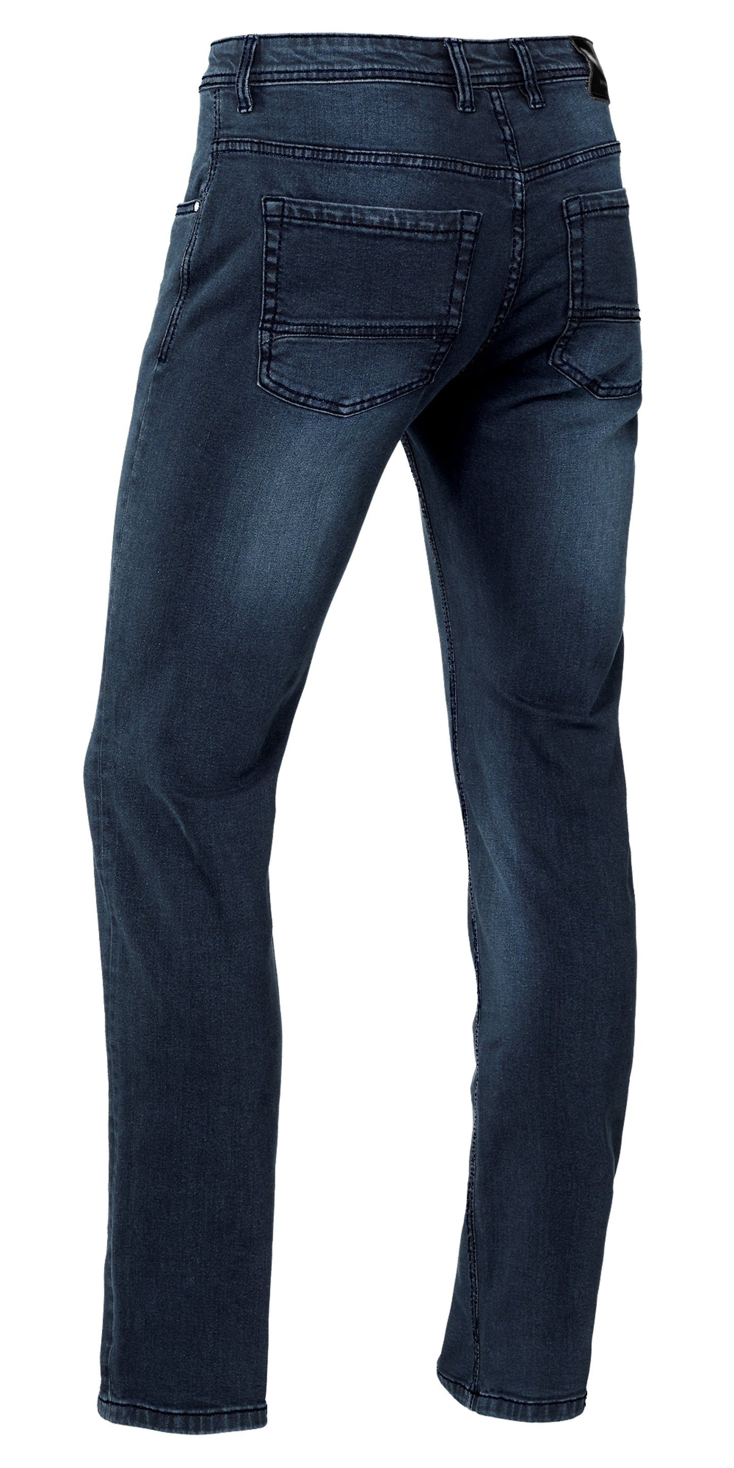Brams Paris Never out of stock Jeans Broeken Jasper C91 mid blue stretch denim middenblauw(001)