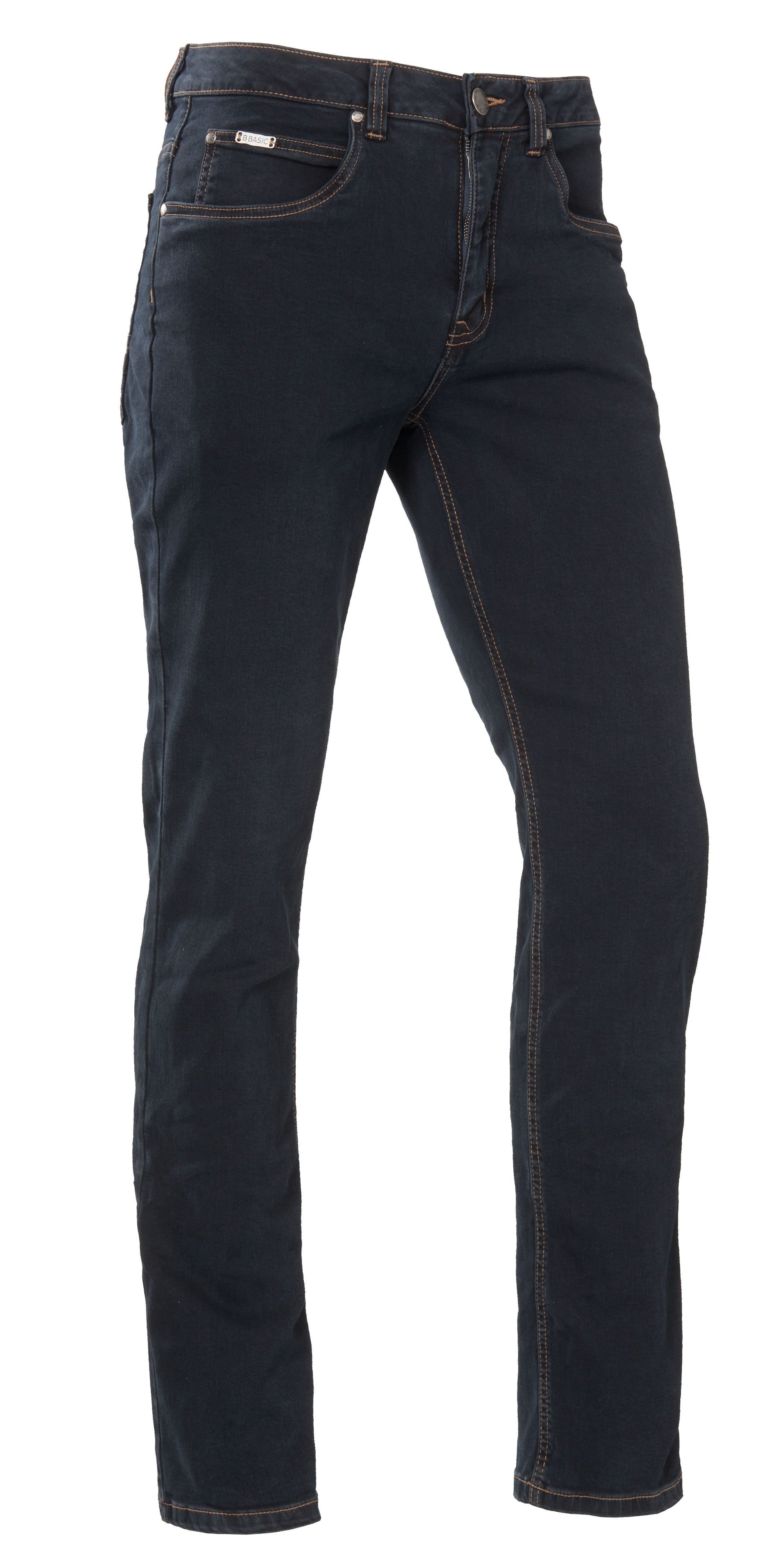 Brams Paris Never out of stock Jeans Broeken Danny C24 Stretch diep donkerblauw-denim(001)