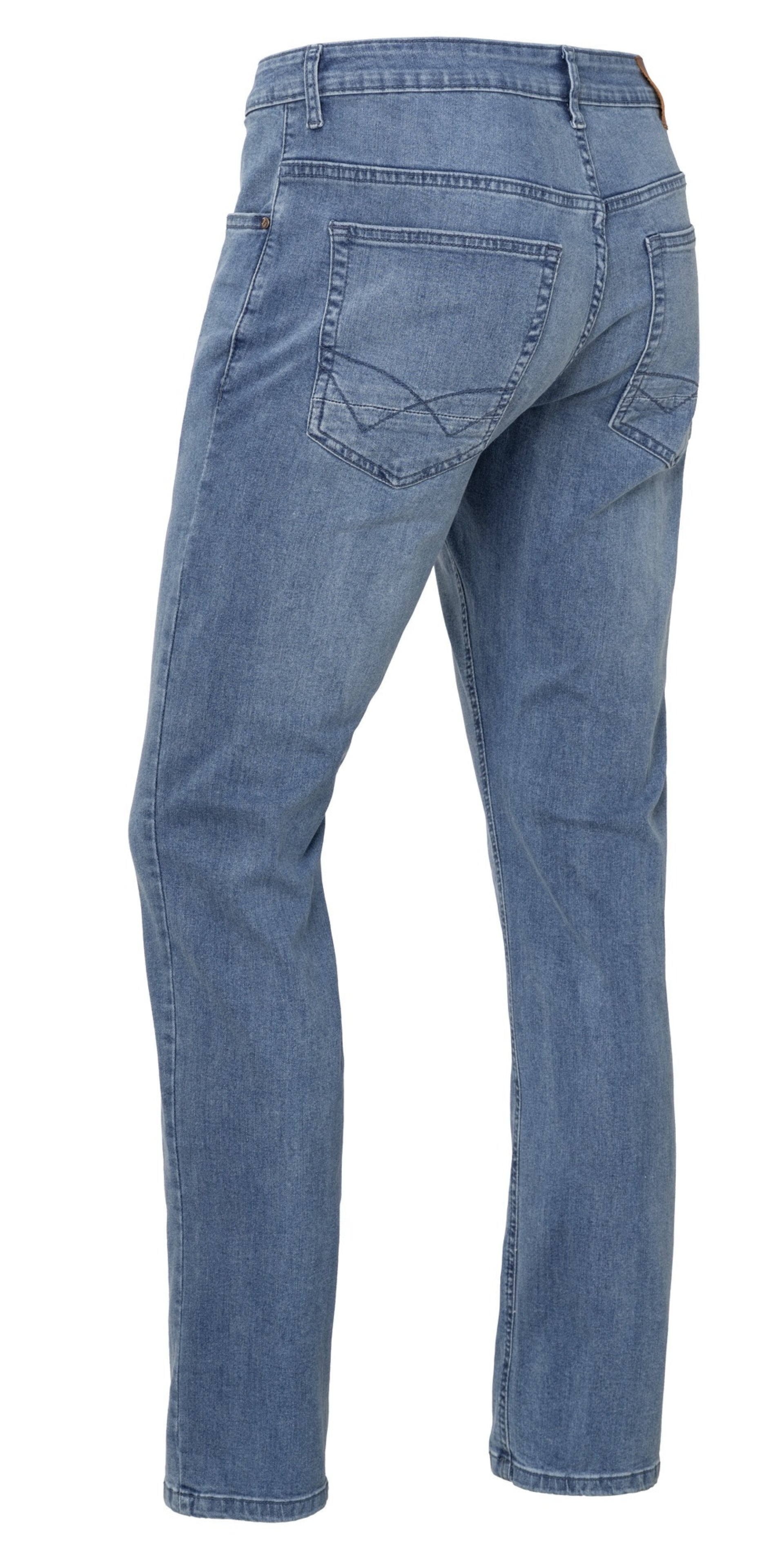 Brams Paris Never out of stock Jeans Broeken Danny C91 mid blue stretch denim middenblauw denim(001)