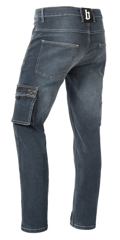 Brams Paris Never out of stock Jeans Broeken David R12 Stretch middenblauw-denim(001) Klant 807