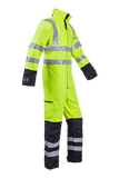 Sioen Overalls Bowes Multinorm- ARC fluo geel-marineblauw