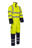 Sioen Overalls Bowes Multinorm- ARC fluo geel-marineblauw