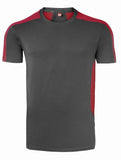 Havep Baselayer WW T-shirt 10072 houtskool-rood(AAB)