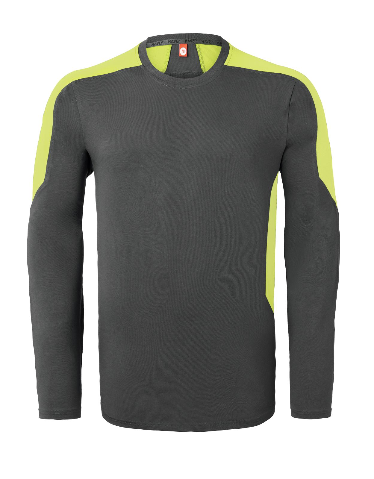 Havep Baselayer WW Shirts 10073 houtskool-fluo geel(CKB)