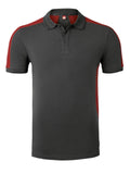 Havep Baselayer WW Poloshirts 10074 houtskool-rood(AAB)