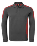 Havep Baselayer WW Polosweaters 10075 houtskool-rood(AAB)