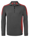 Havep Baselayer WW Sweaters 10076 houtskool-rood(AAB)