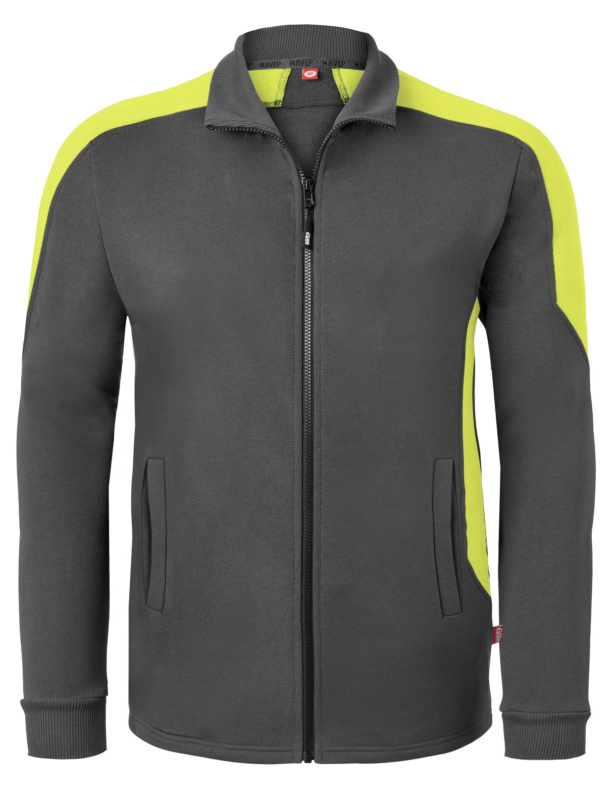 Havep Baselayer WW Sweaters 10077 houtskool-fluo geel(CKB)