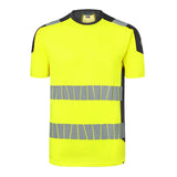 Havep High Visibility + T-shirt 10078 Hivis fluo geel-charcoal(CBK)