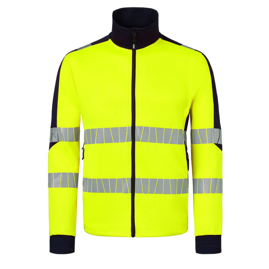 Havep High Visibility + Vest 10081 Zip Hivis fluo geel-marine(AOV)