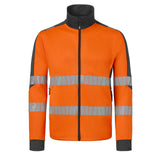 Havep High Visibility + Vest 10081 Zip Hivis fluo oranje-houtskool(CAK)