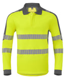 Havep Multi Protector + Polo 10090 Lange mouwen Vlamwerend antistatisch HiVis fluo geel-charcoal(CBK)