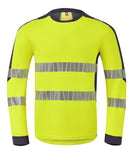 Havep Multi Protector + T-shirt 10091 Lange mouwen Vlamwerend antistatisch HiVis fluo geel-marine(AOV)