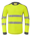Havep Multi Protector + T-shirt 10091 Lange mouwen Vlamwerend antistatisch HiVis fluo geel-charcoal(CBK)