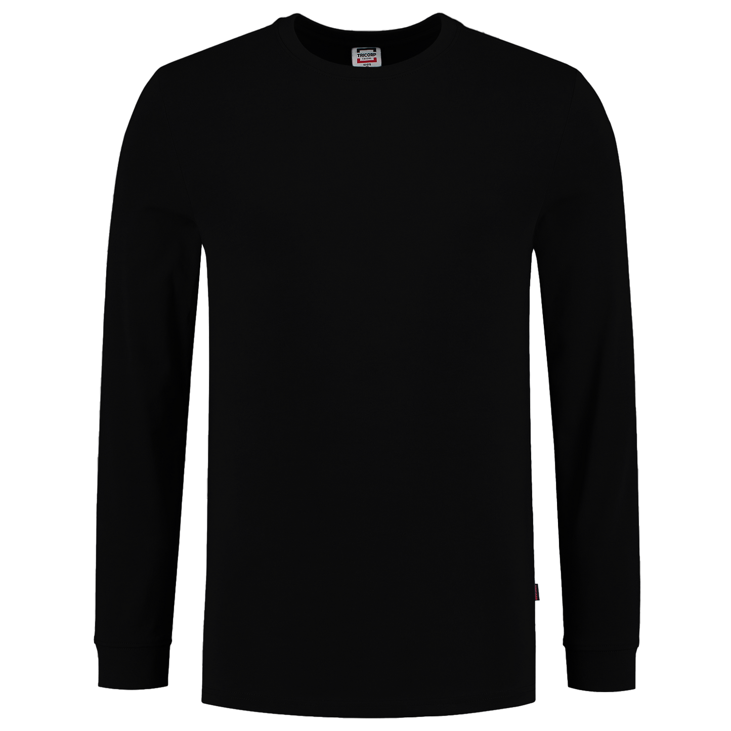 Tricorp Casual 60 graden T-shirts 101015 longsleeve 200 gram unisex middernacht zwart(midnightblack)