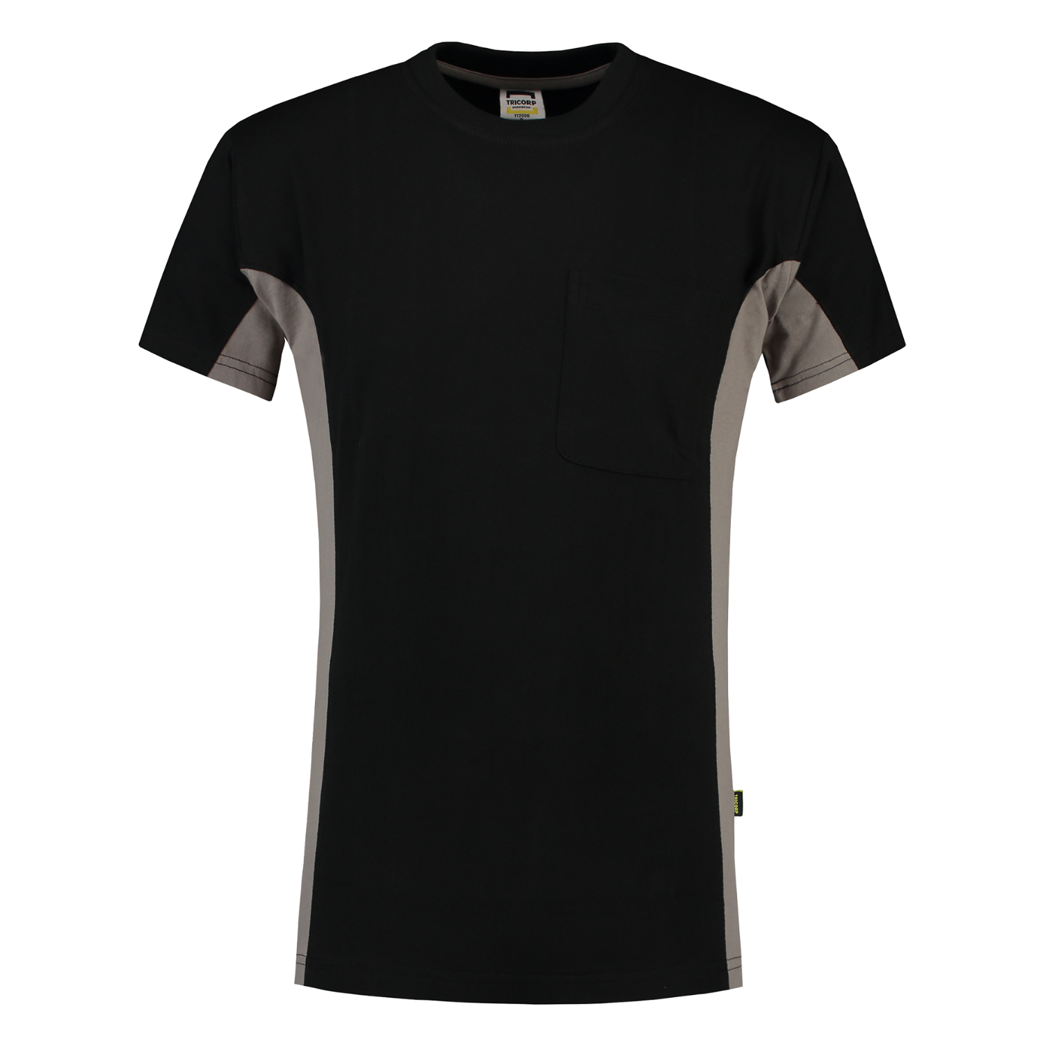 Tricorp Workwear T-shirts 102002-TT2000 zwart-grijs(blackgrey)