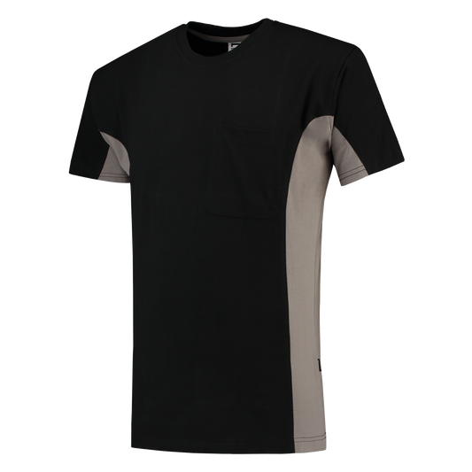Tricorp Workwear T-shirts 102002-TT2000 zwart-grijs(blackgrey)