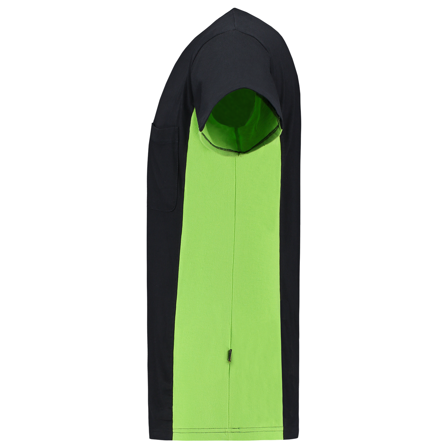 Tricorp Workwear T-shirts 102002-TT2000 zwart-limoen(blacklime)