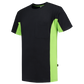 Tricorp Workwear T-shirts 102002-TT2000 zwart-limoen(blacklime)