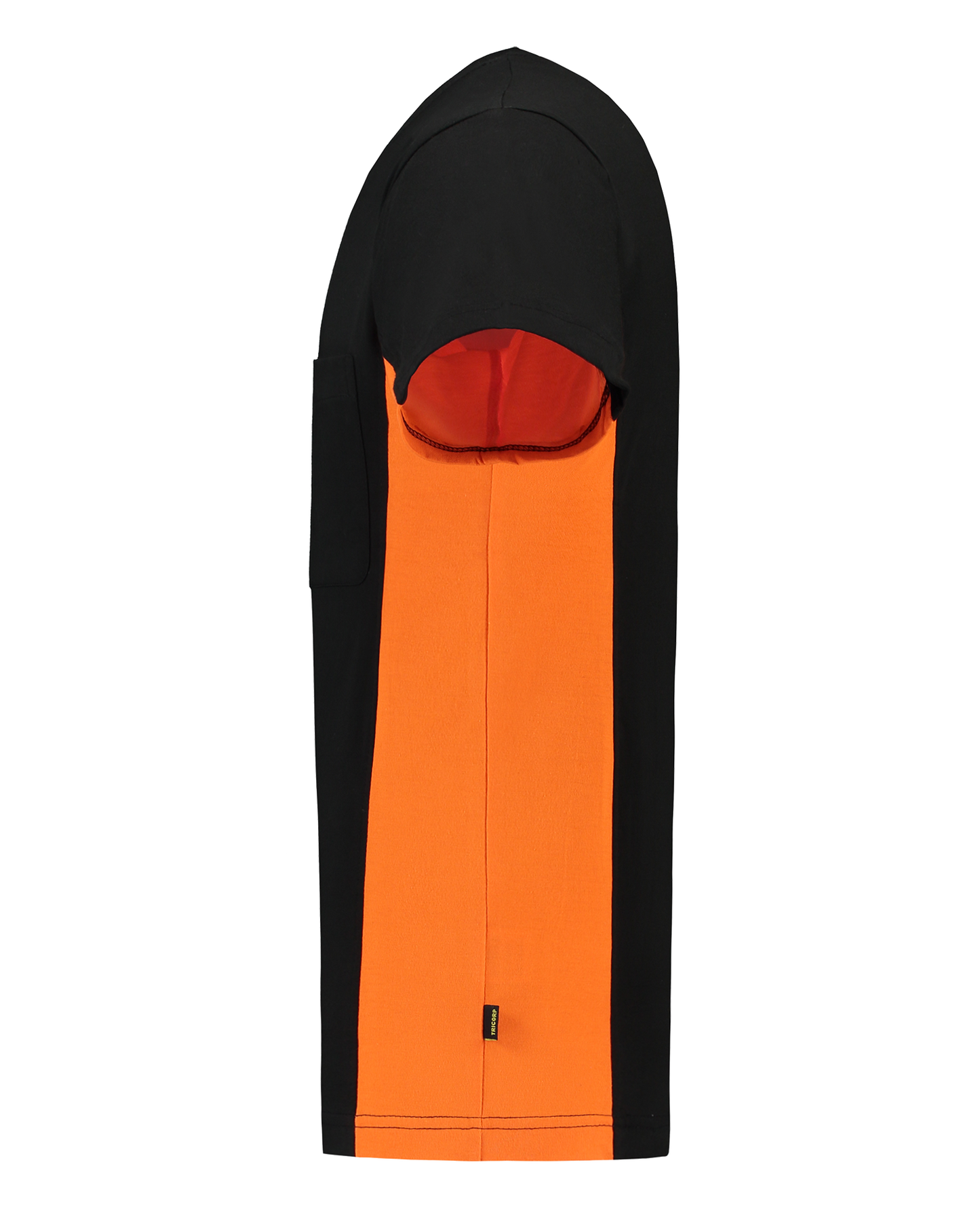 Tricorp Workwear T-shirts 102002-TT2000 zwart-oranje(blackorange)