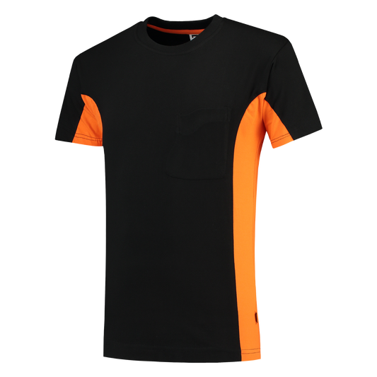 Tricorp Workwear Bicolor T-shirts 102002-TT2000 zwart-oranje(blackorange)