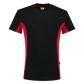 Tricorp Workwear T-shirts 102002-TT2000 zwart-rood(blackred)