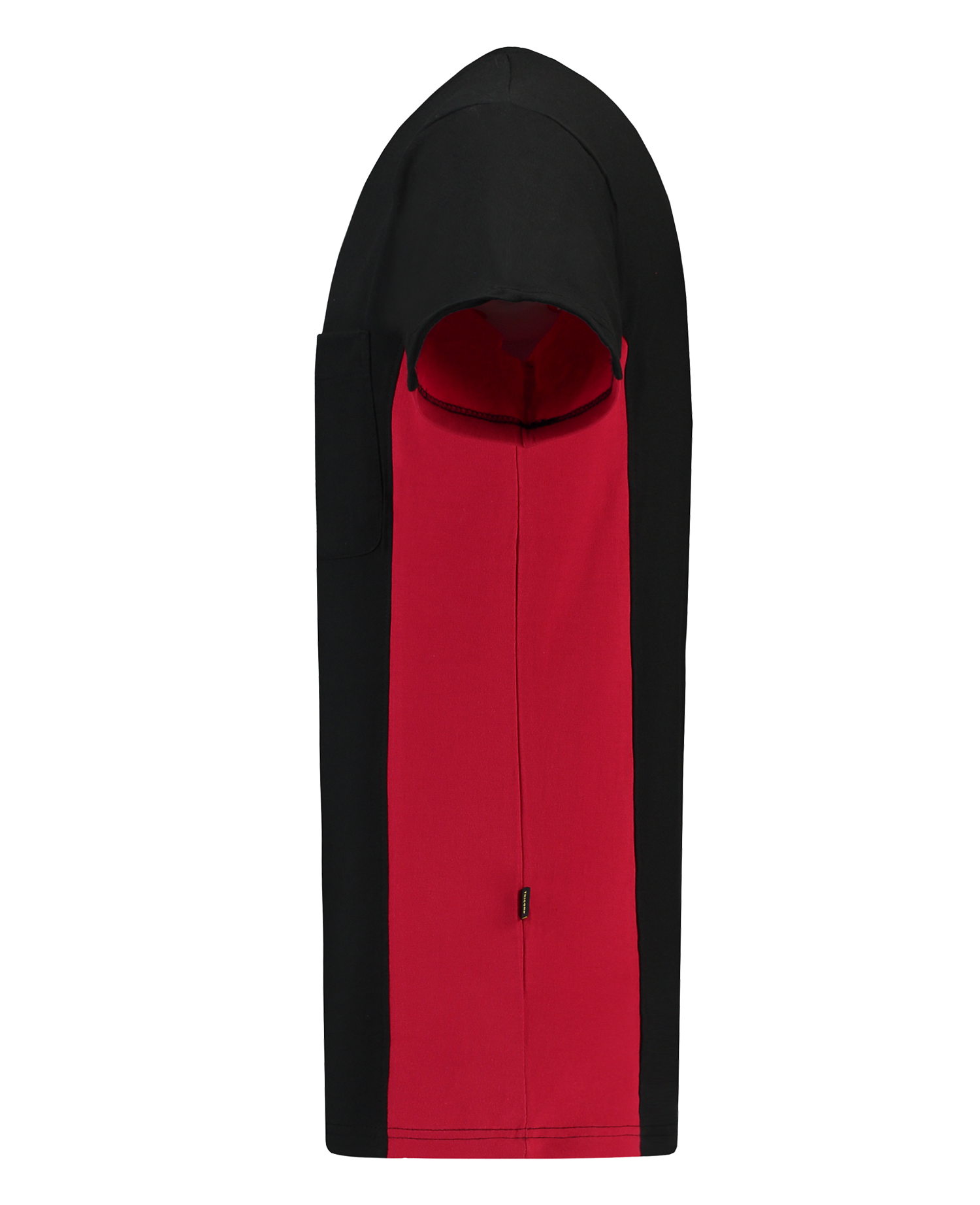 Tricorp Workwear T-shirts 102002-TT2000 zwart-rood(blackred)