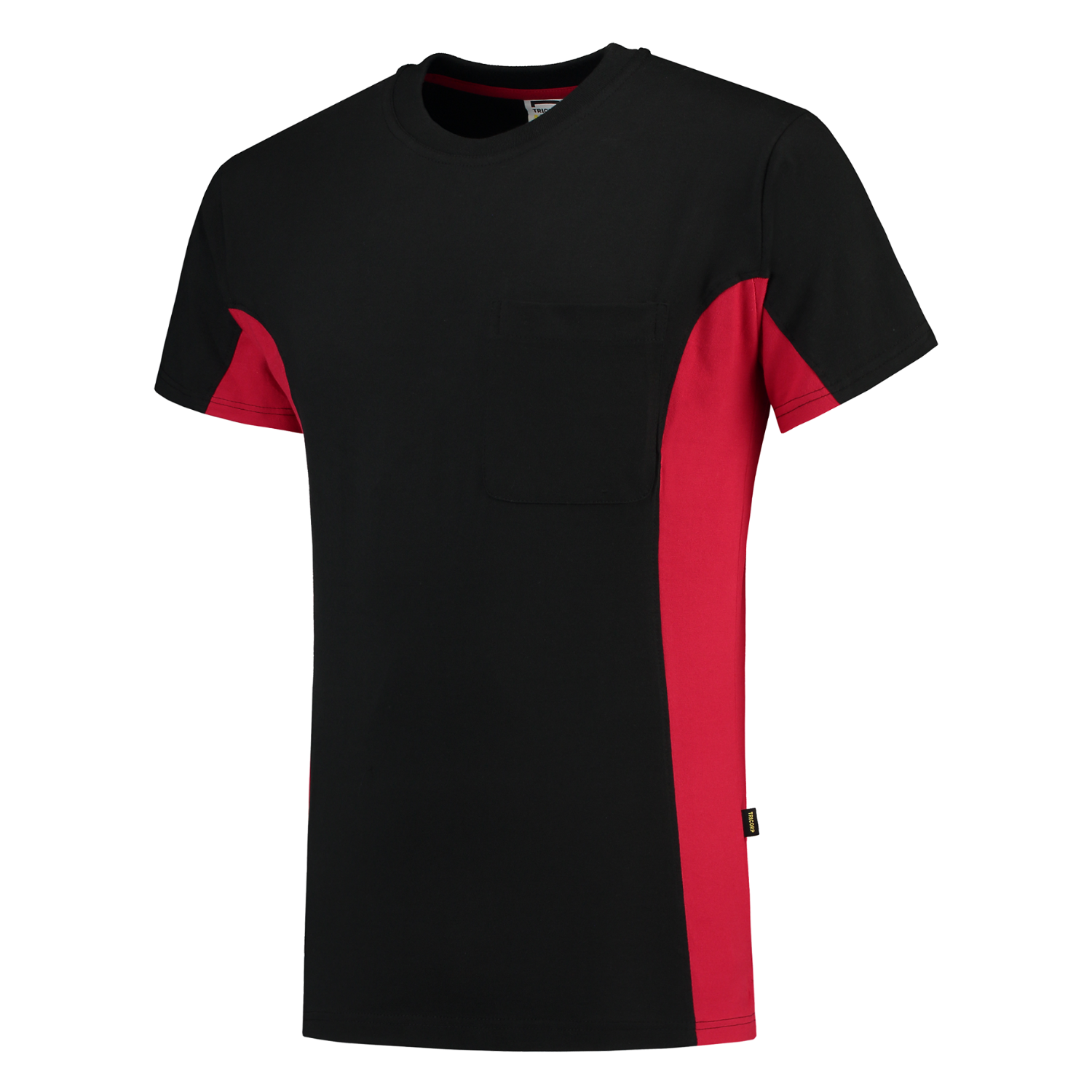 Tricorp Workwear T-shirts 102002-TT2000 zwart-rood(blackred)