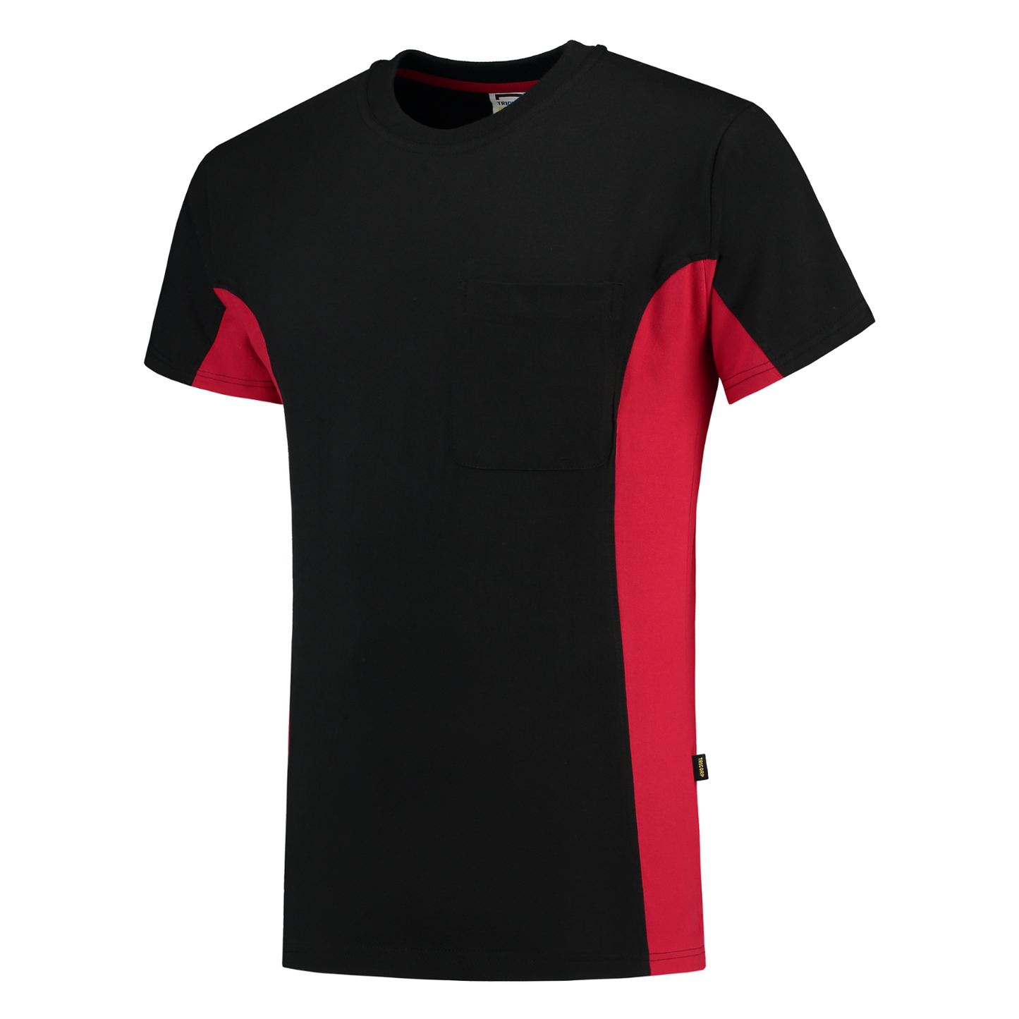 Tricorp Workwear T-shirts 102002-TT2000 zwart-rood(blackred)