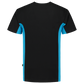 Tricorp Workwear T-shirts 102002-TT2000 zwart-turkoois(blackturquoise)