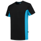 Tricorp Workwear T-shirts 102002-TT2000 zwart-turkoois(blackturquoise)