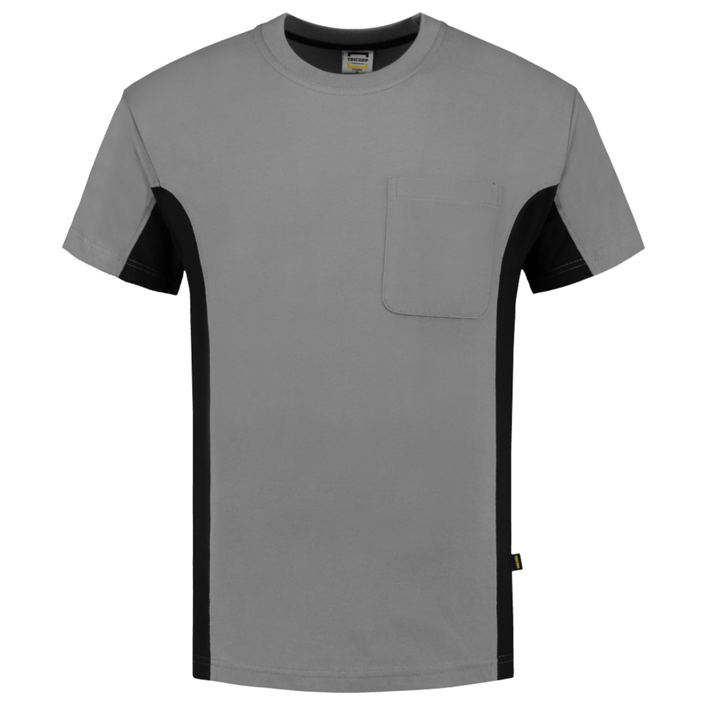 Tricorp Workwear T-shirts 102002-TT2000 grijs-zwart(greyblack)