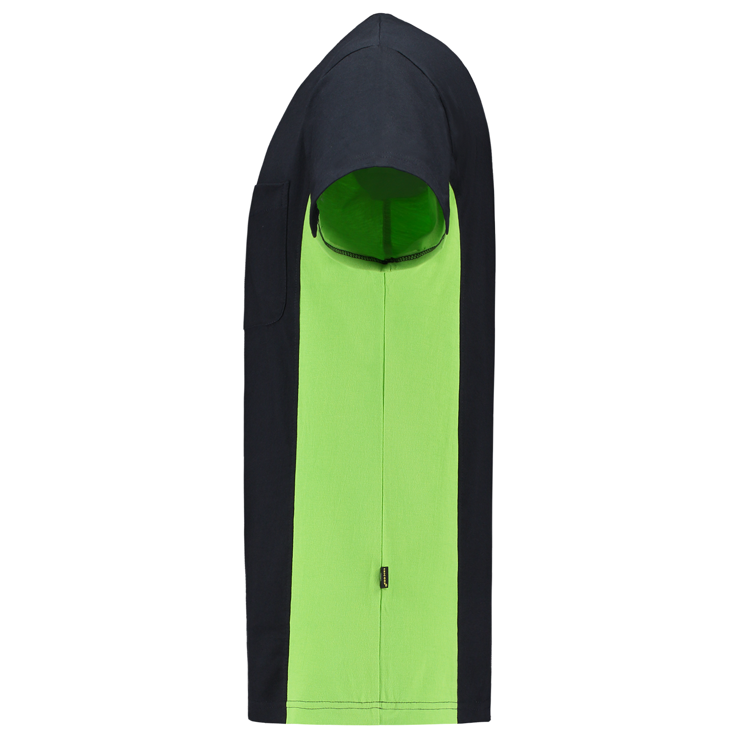 Tricorp Workwear T-shirts 102002-TT2000 marineblauw-limoen(navylime)