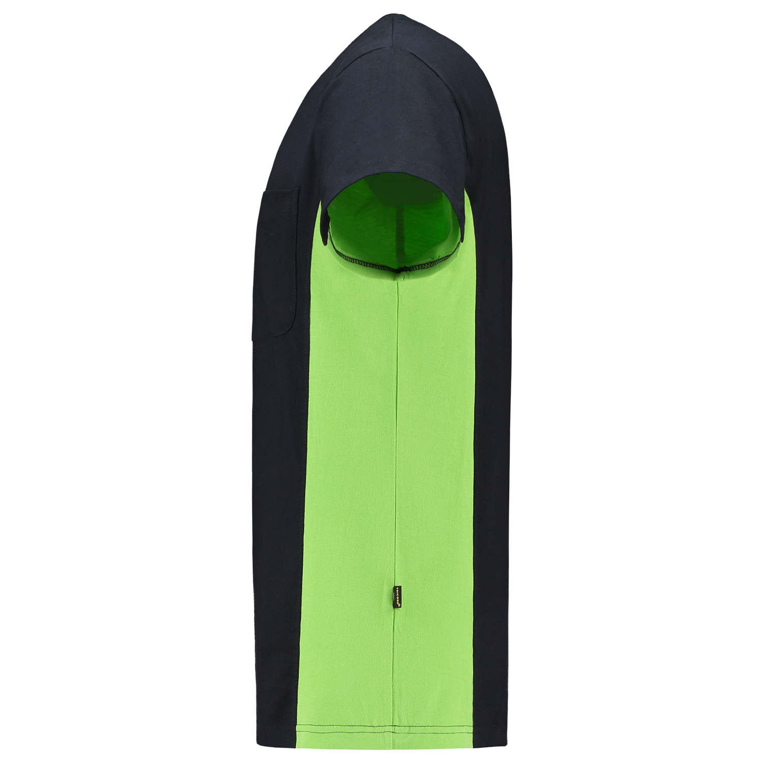 Tricorp Workwear T-shirts 102002-TT2000 marineblauw-limoen(navylime)