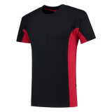 Tricorp Workwear T-shirts 102002-TT2000 marineblauw-rood(navyred)