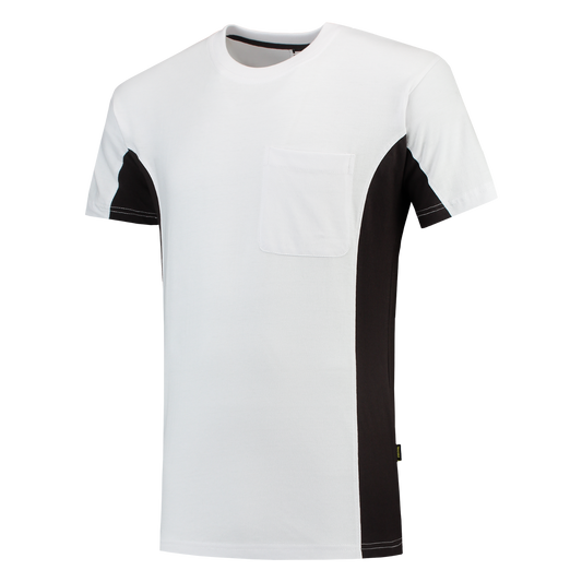 Tricorp Workwear Bicolor T-shirts 102002-TT2000 wit-donkergrijs(whitedarkgrey)