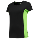 Tricorp Workwear T-shirts 102003 zwart-limoen(blacklime)