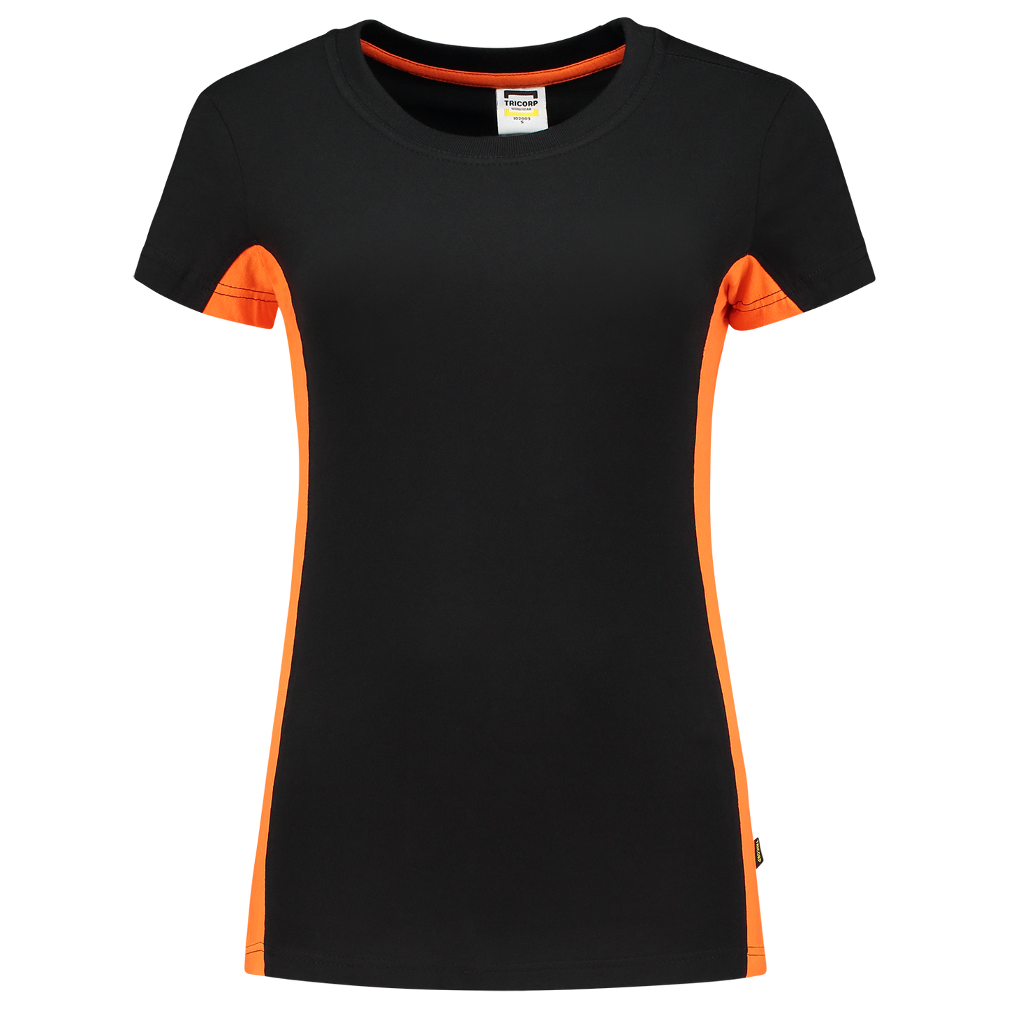 Tricorp Workwear T-shirts 102003 zwart-oranje(blackorange)