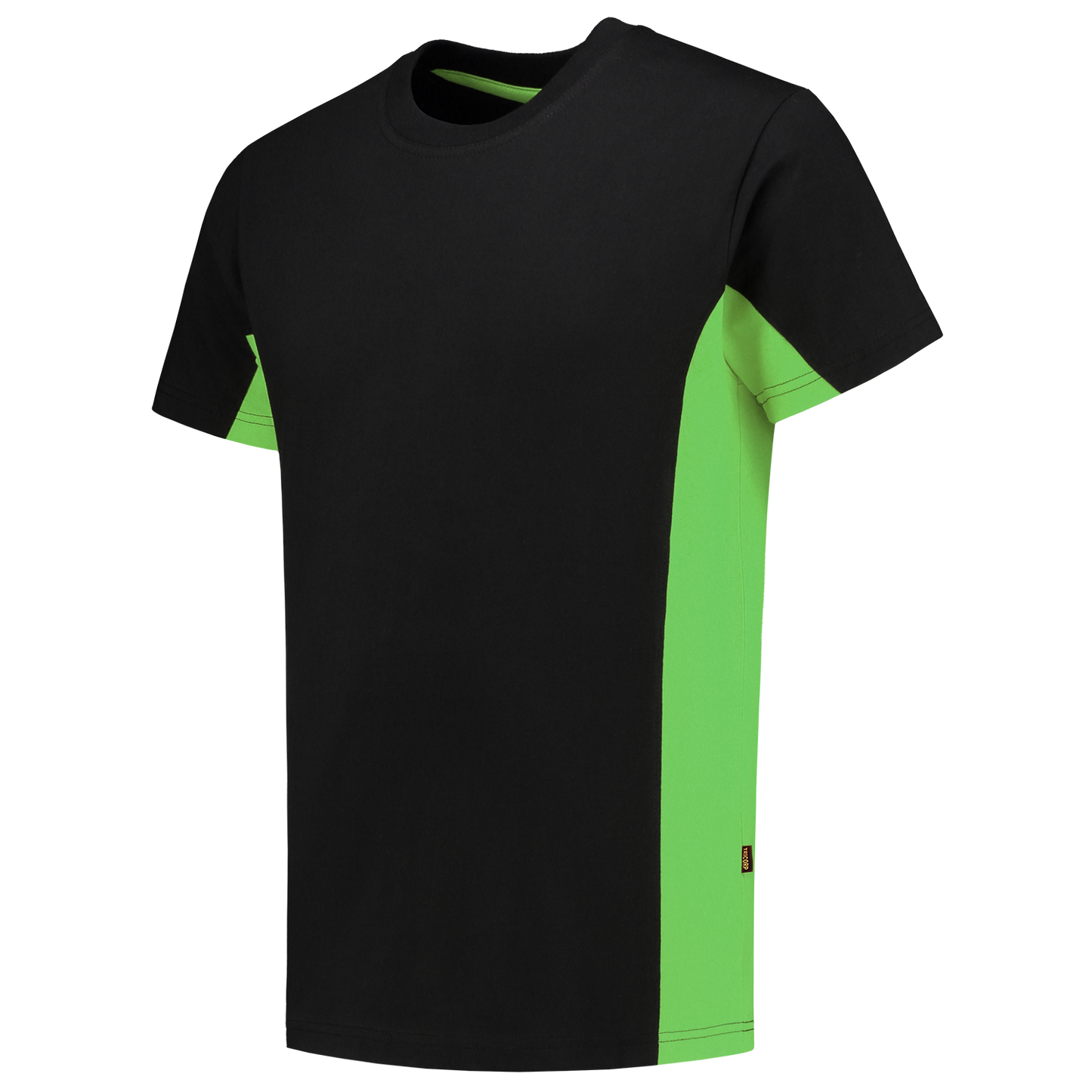 Tricorp Workwear T-shirts 102004 zwart-limoen(blacklime)